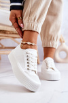 Low Sneakers On Platform White Mischa 