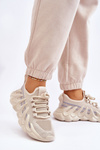 Women's Fashion Sock Sneakers Beige Daxo