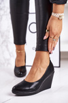Women's Classic Wedge Pumps Black Ivonne
