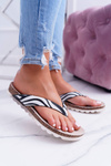Cork Flip Flops Lu Boo Zebra
