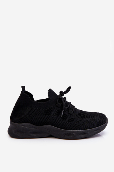 Buty Sportowe Wsuwane Damskie Czarne Ellison