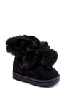 Children's Youth Warm Snow Boots Black Roofy