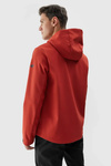 Men's softshell jacket with hood red 4F 4FWAW24TSOFM283-61S