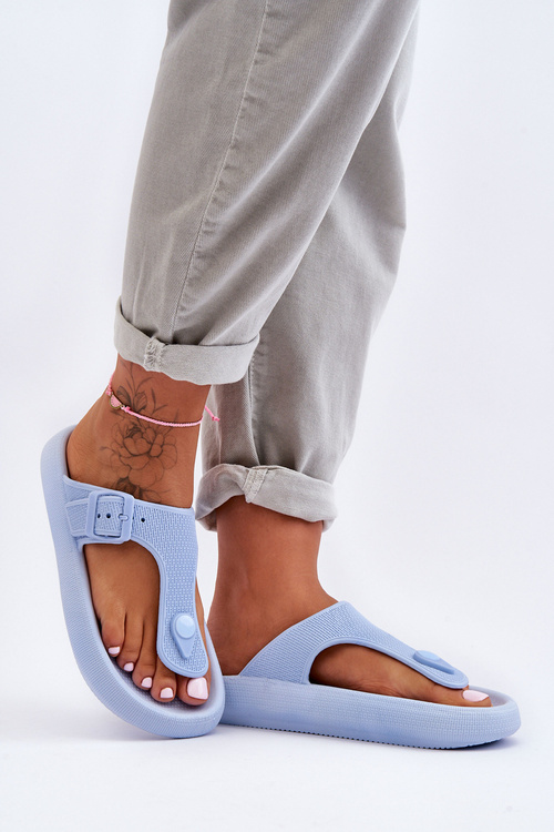 Women's Foam Slippers Blue Apolla