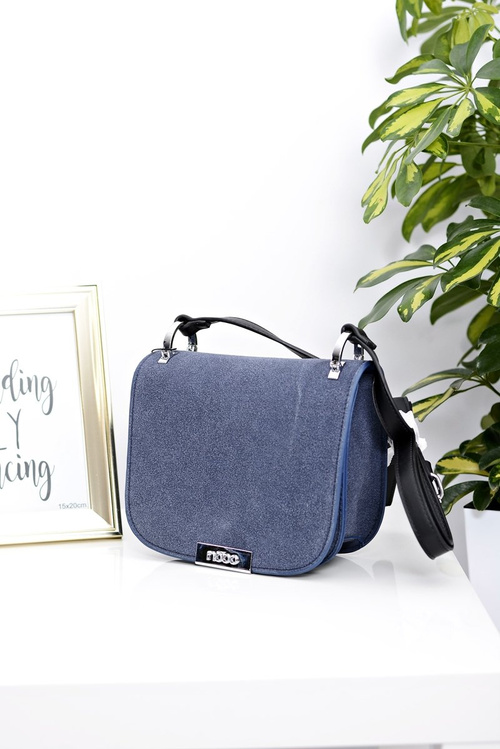 Damska Torebka Granatowa Listonoszka na Ramię