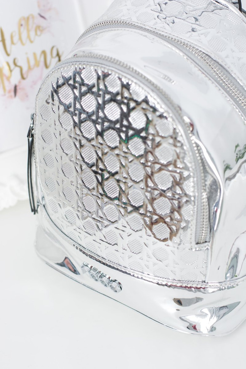 NOBO Silver Designer Backpack