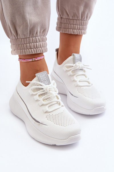 Buty Sportowe Damskie Białe Big Star NN274662