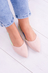 Lu Boo Transparent Holographic Venessa Pointed Ballerinas