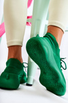 Buty Sportowe Wsuwane Damskie Zielone Dalmiro