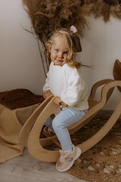 Buty Sportowe Wiązane Wężowe Różowe Gabbie