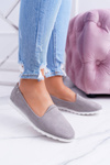 Vices | Grey Suede Imany Ballerinas