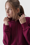 Women's Hoodie Zippered Cotton 4F Gray 4FWMM00TSWSF1467-27M