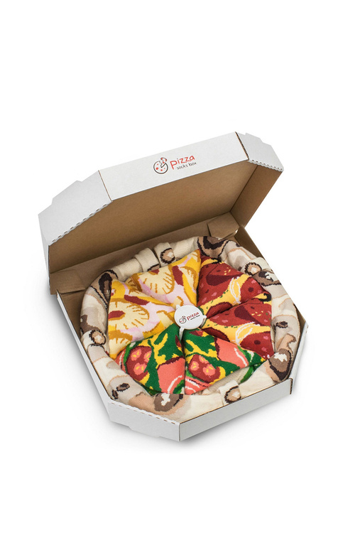 Set Rainbow Socks Pizza & Beer 5 Pairs