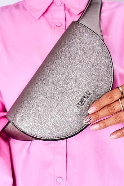 Skórzana Nerka Big Star HH574076 Srebrna