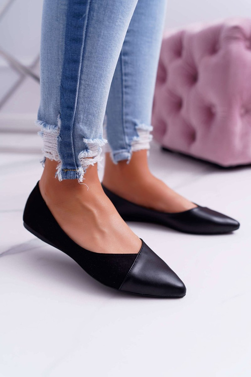 Women's Ballerinas Black Tergo