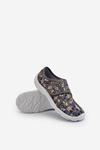 Comfortable Boy's Slippers with Velcro Befado 974Y552 Grey