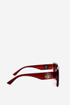 Women's Classic Sunglasses with Decorative Details UV400 Brown