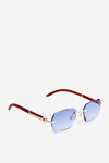 Women's UV400 Brown Sunglasses