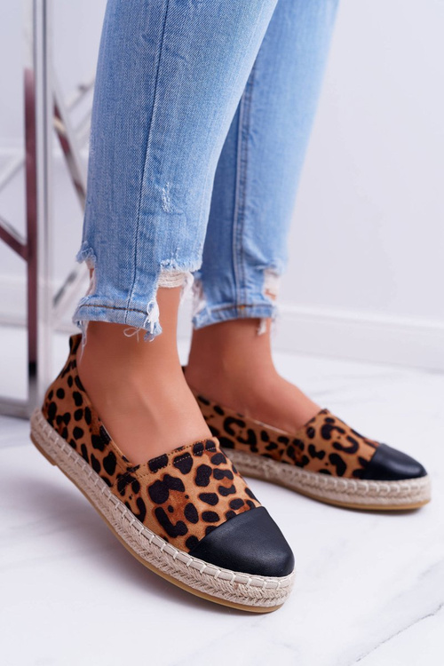 Women's Espadrilles Leopard Flates