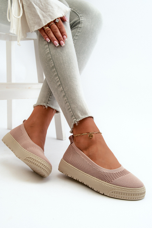 Women's Slip-on Platform Sneakers Pink Pimadea