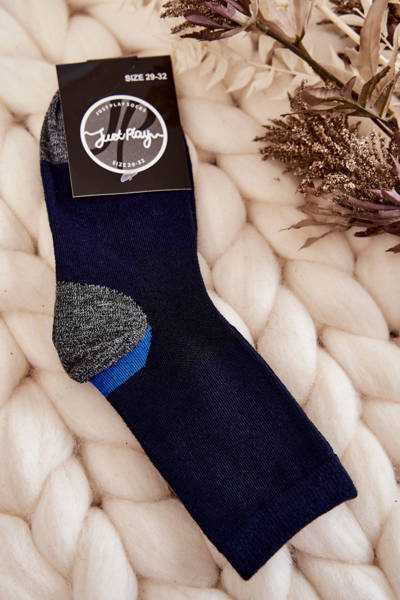 Women's High Cotton Socks Navy blue