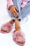 Slippers With Fur Rubber Light purple Allyson