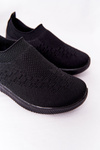 Dziecięce Sportowe Buty Slip-On Czarne School Trip