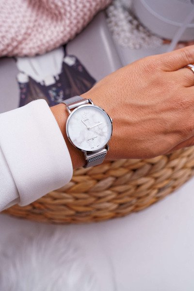 Women's Watch GG Luxe Silver White Dial Bemas