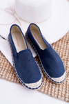 Espadryle Damskie Cross Jeans Granatowe DD2R4108