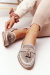 Openwork Loafers Sergio Leone MK735 Beige