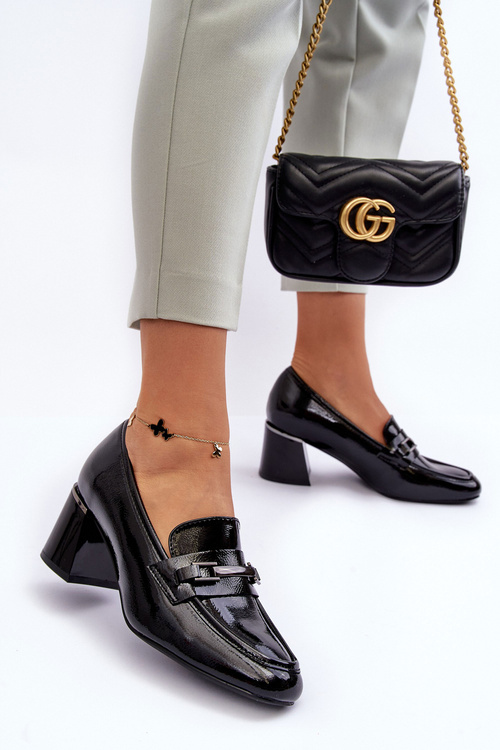 Heeled Sandals with Stiletto Black Idona