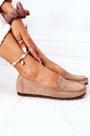 Women's Suede Loafers Light Brown Madelyn