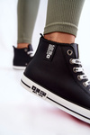 Classic High Insulated Sneakers Big Star KK274598 Black