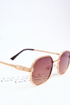Trendy Sunglasses Ful Vue V160049 Gold-Brown