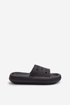 Women's Foam Slides With Thick Sole Black Beula