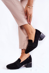 Fashionable Suede Pumps La.Fi 230033B-SU Black