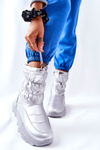 Women's Warm-up Snowboots Silver Starbone