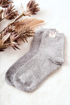 Kids' socks With Cat Grey