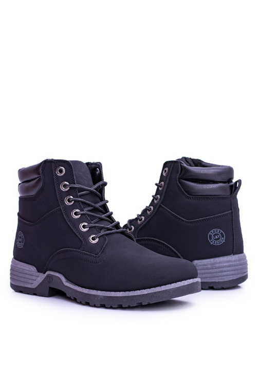 Ocieplane Męskie Czarne Trapery Smith's Endurance