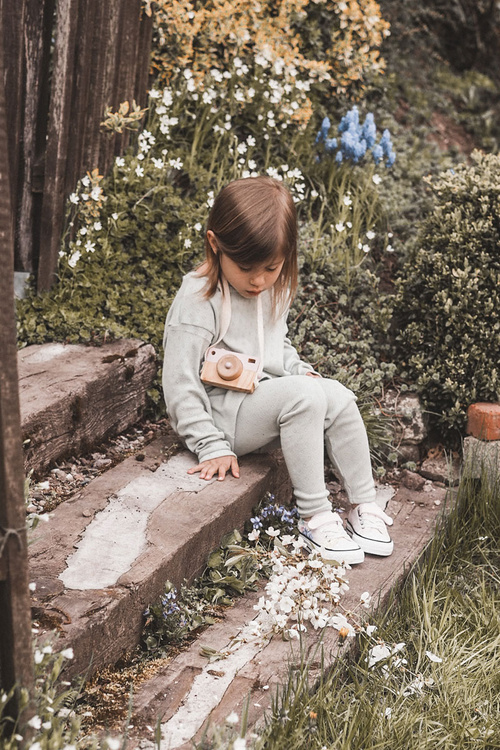 Children's Sneakers Fabric Print Pink Buster