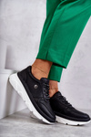 Women's Leather Sport Shoes Black Camrose