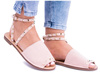 Lu Boo Pink Stylish Pari Sandals