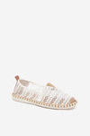 Lace Women's Espadrilles With Mesh White Faylira