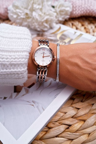 Women's Steel Bracelet With Zircons Silver Debi