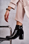 Fashionable Lacquered Boots La.Fi 260037B-LA Black