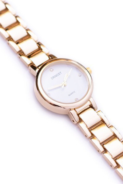 Ernest Women's Gold Watch with Bracelet GoldWorld