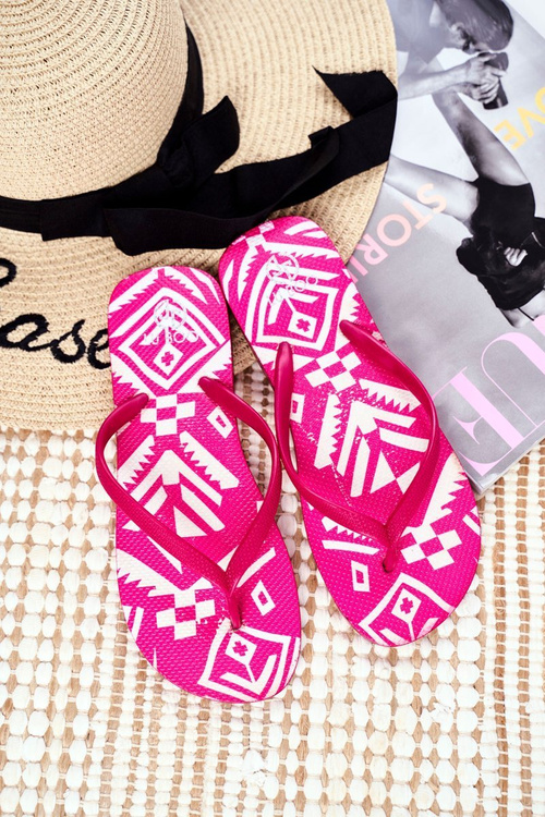 Rubber Flip Flops Lu Boo Pink