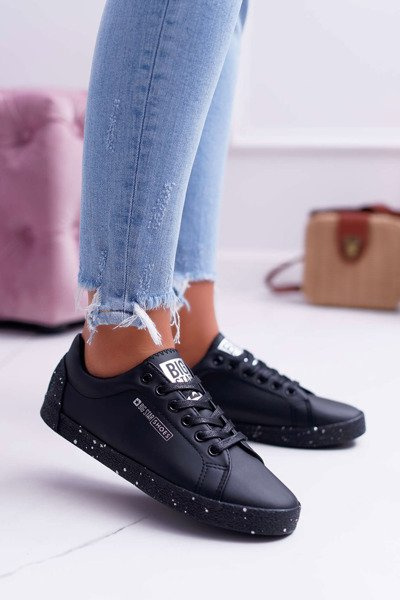 Women's Sneakers Big Star Grey Star Black AA274A008