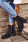 Women's Boots On High Heels Black Vertigo
