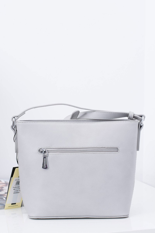 Women's Handbag Silver Grey Letter Bag